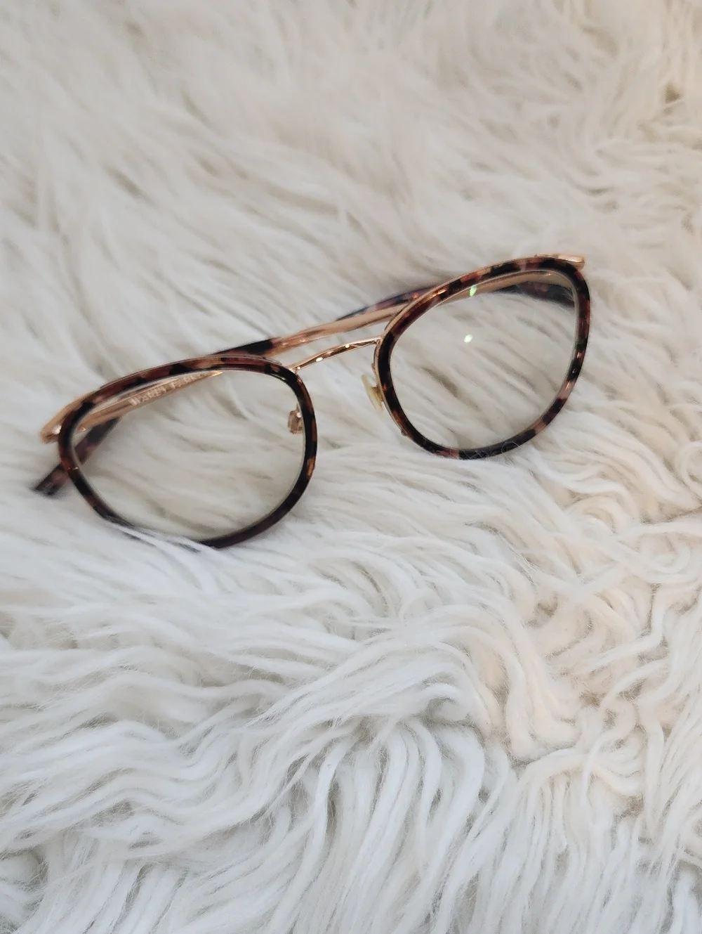 WARBY PARKER DINAH M RX GLASSES TURTOISE FRAME EXCELLENT SHAPE UNISEX